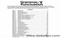 Grammar Punctuation Grade1-6册英文练习册语法书PDF电子版