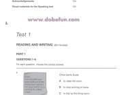 A2 KEY for  1 KET真题2020标准版 新版KET备考丛书含音频+百度网盘