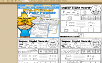 【英语高频词】Sight Words Super Stars 5本PDF电子版（练习册）