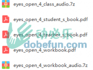 剑桥新探索系列中学英语教材 Eyes Open 第四级电子版