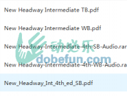牛津中学英语教材Oxford New Headway 第四版-Intermediate级别